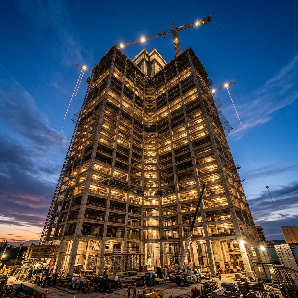 Estructura de ingeniería civil moderna