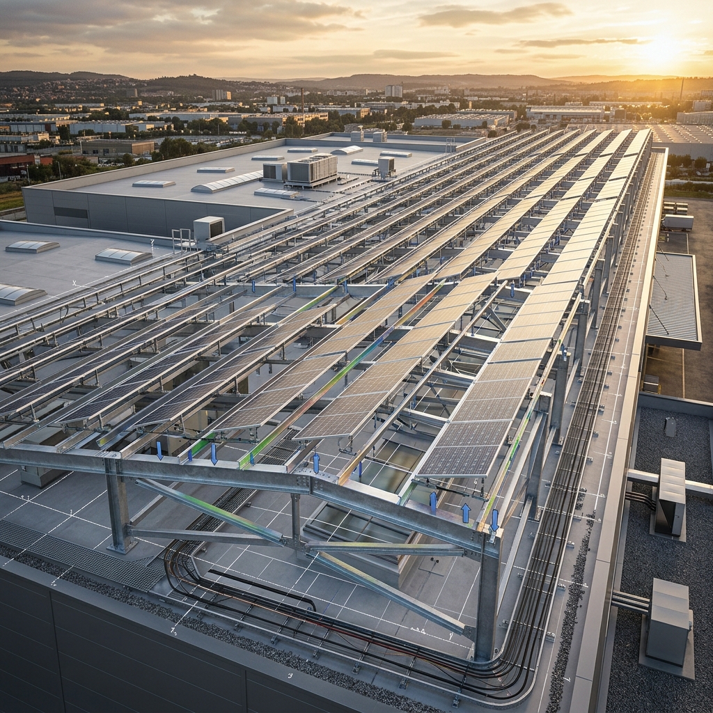 Evaluación de Cubierta para Paneles Solares Ecoteck 15